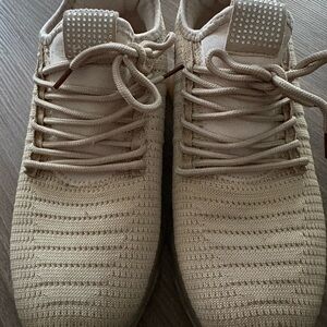 T.J.Maxx Women's Beige Knit Sneakers